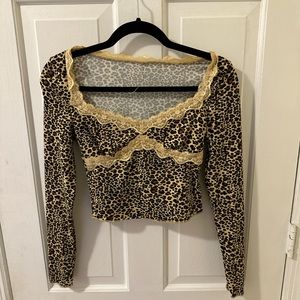 Cheetah print top